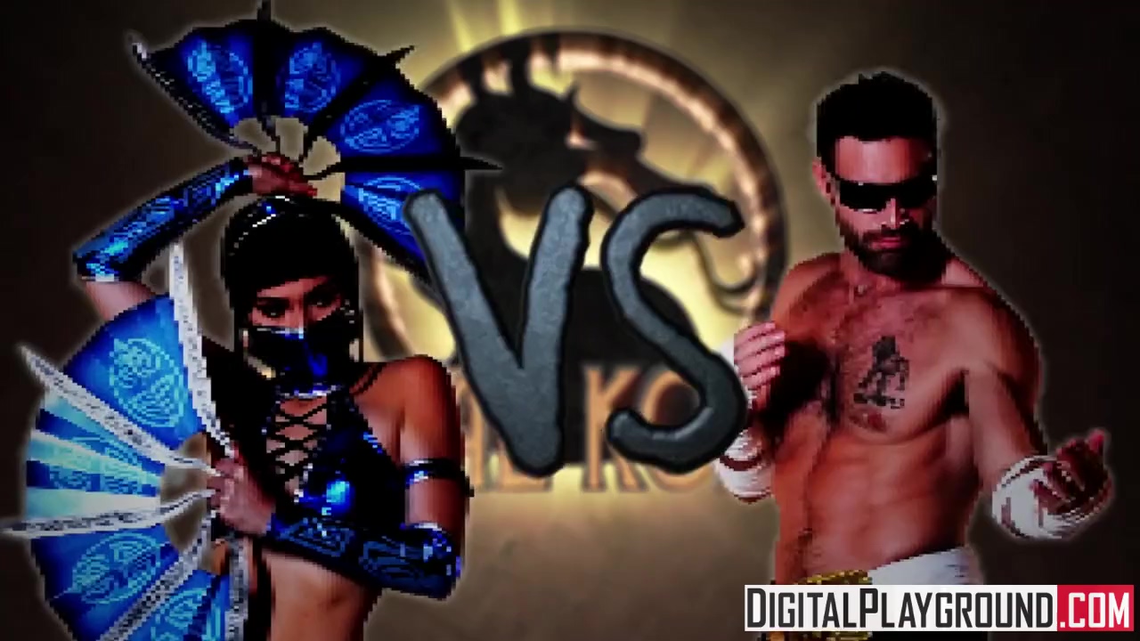 Aria Alexander sacude una polla en Mortal Combat DP Parodias porno