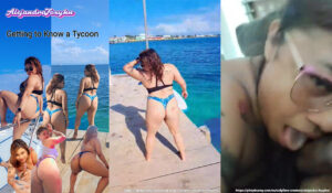 AlejandraFoxyHn se la chupa a un magnate a cambio de dinero y viajes