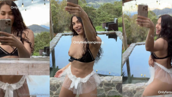 Angiesuz muestra su increíble cuerpo al aire libre