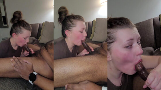 BadLilBunny23 disfruta chupando una polla negra