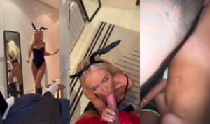 La conejita Belle Olivia se la follan