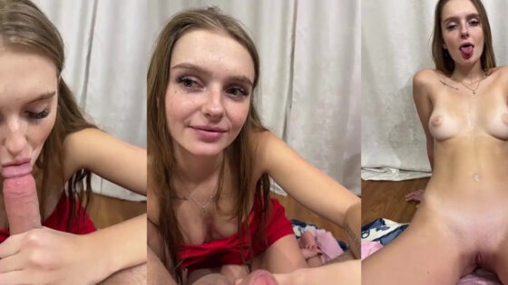 Lovelly_Molly recibe semen en su boca