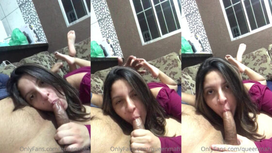 Queen Mah lame y chupa a su hombre