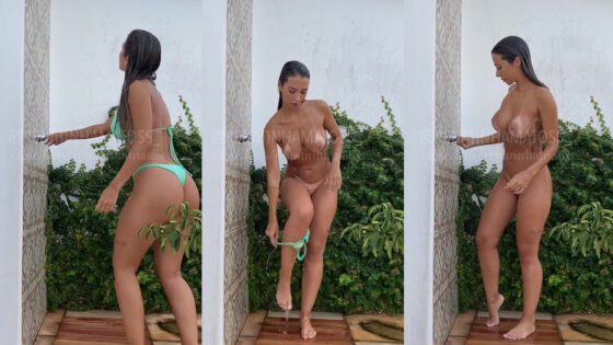 Renata Matos abre su culo al aire libre