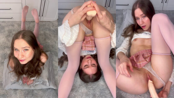 Elfie Cutie se cierra sobre la masturbación