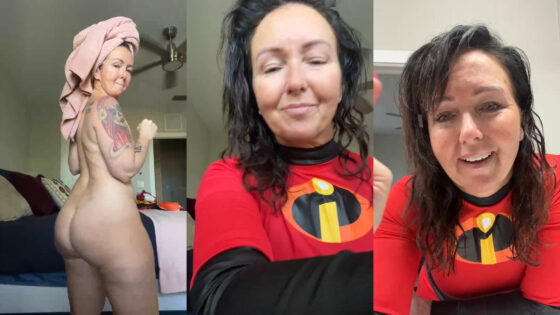 Ishrn se viste con su cosplay de Mrs. Incredible