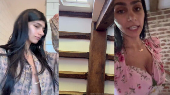 La sexy Mia Khalifa se queda sin sujetador durante la ducha