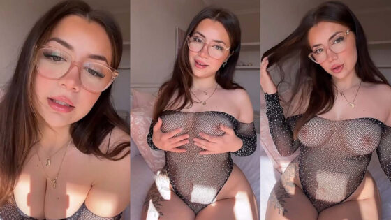 Lilith Cavaliere se burla con un sexy body de rejilla