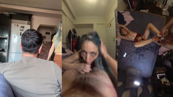 Mavisese chupa la polla de su novio