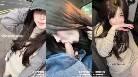 PupuWaifu es arado en el auto después de una cita