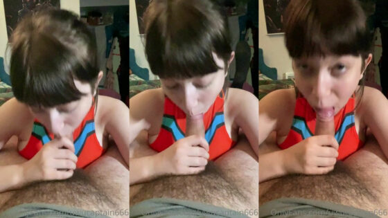 Uwucaptain666 le hace una mamada a su chico como un profesional