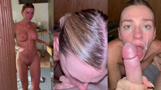 Wildhalli POV Mamada Y Facial En La Sauna