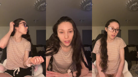La cachonda LexiPoll se frota el coño peludo en la cámara
