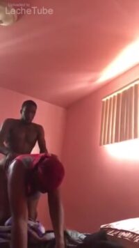 Ébano gordito follado con bbc en perrito video vertical amateur