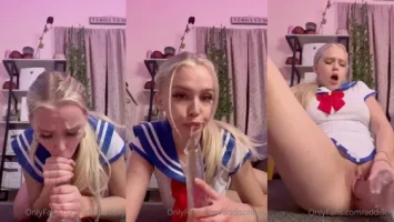 School Girl Addison Ivy Fucking Her Dildo Video Leaked