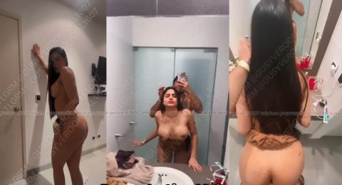 MeDicenVero Latina tiene sexo en el baño para OnlyFans Latino