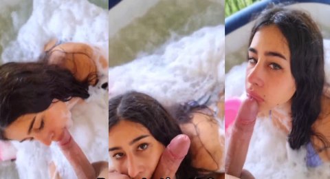 lemuriana latina hace sexo oral en piscina para onlyfans latino – Chile