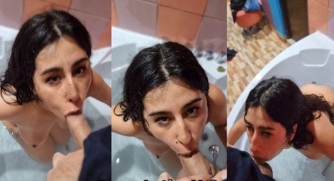 Lemuriana Latina realiza sexo oral para OnlyFans Latino