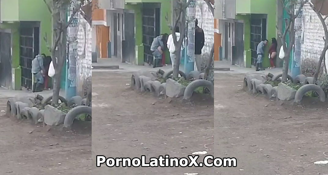 Pareja tiene sexo en la calle en plena luz – voyeur latino