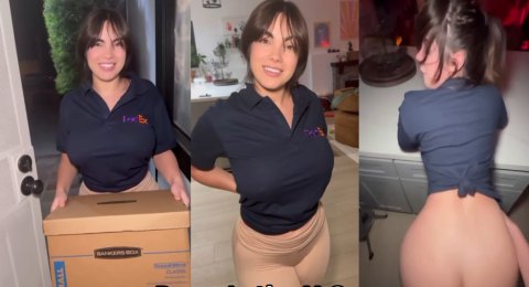salomelons trabajadora de fedex tiene sexo con cliente para onlyfans porno