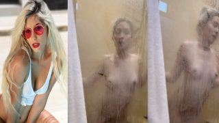 IssaVegas Latina tomando una ducha para OnlyFans Latino gratis